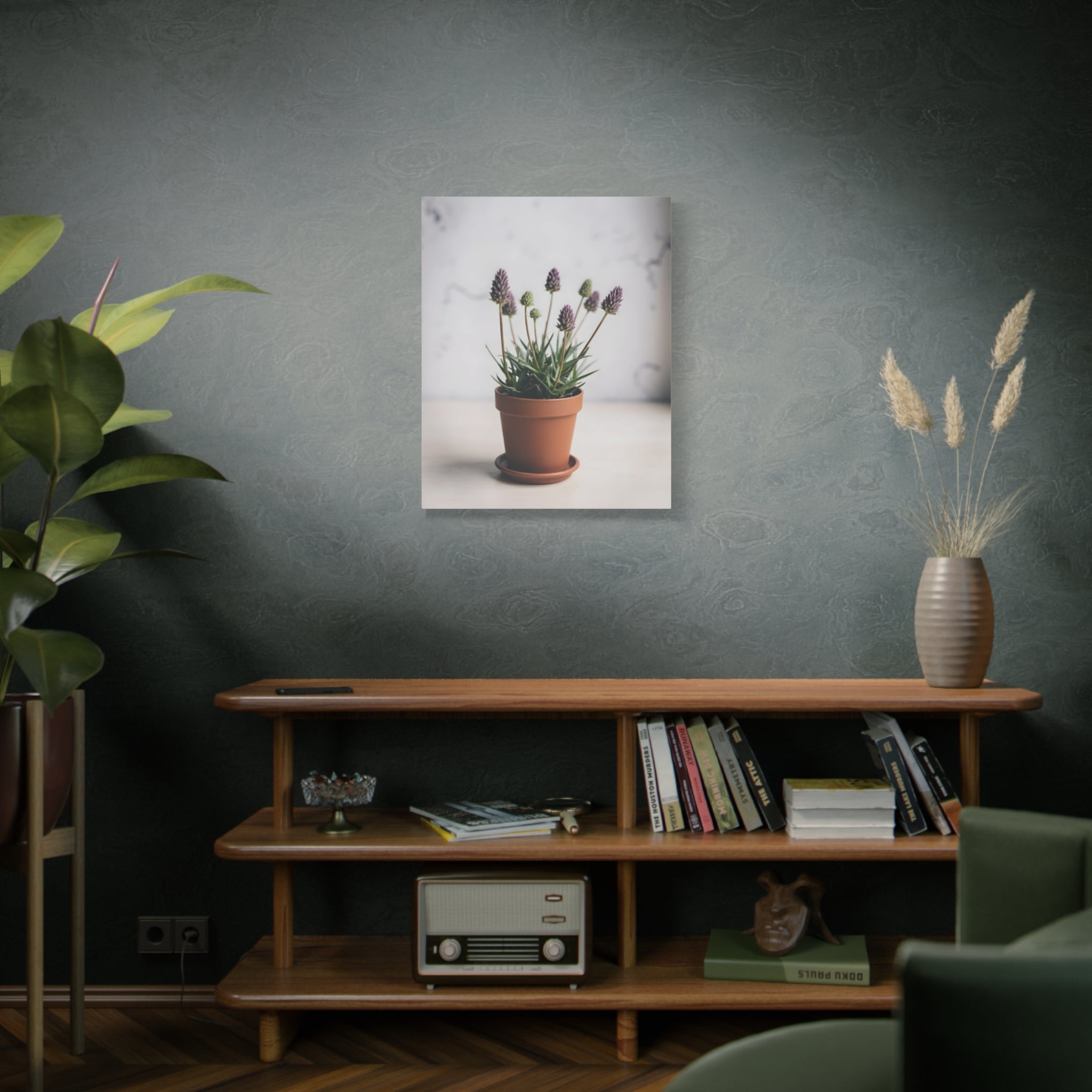 Potted Alpine Dodgegrass Wall Art – Stretched Canvas