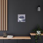 Blueberry Bowl Canvas Print — Still Life Wall Art