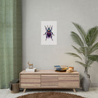 Iriserende kever muurdecoratie – poster 