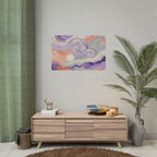 Swirling Pastel Sky Poster