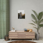 Zonovergoten gelukskat muurdecoratie - Poster 