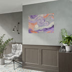 Swirling Pastel Sky Poster