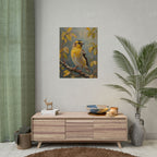 Goldfinch on a branch Wall Art - Poster