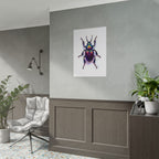 Iriserende kever muurdecoratie – poster 
