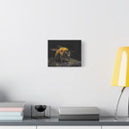 Bumblebee Canvas Print — Realistic Bee Wall Art on Matte Stretched Canvas