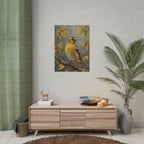 Goldfinch on a branch Wall Art - Poster