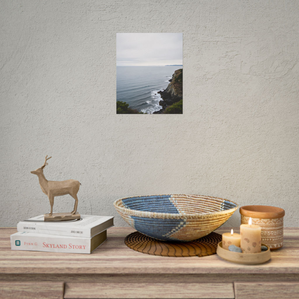 Muurposter met zonsopgang boven de oceaan - Poster 