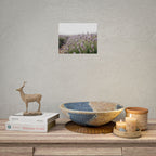 Muurdecoratie met lavendelveld – Poster 