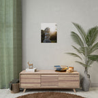 Zonovergoten gelukskat muurdecoratie - Poster 