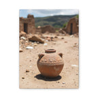 Rustic Terracotta Pot Photo Canvas