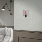 Lipstick Art Poster — Red Lipstick Still Life Rolled Poster