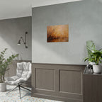 Abstraktes Wandbild „Goldene Wiese“ – Poster 