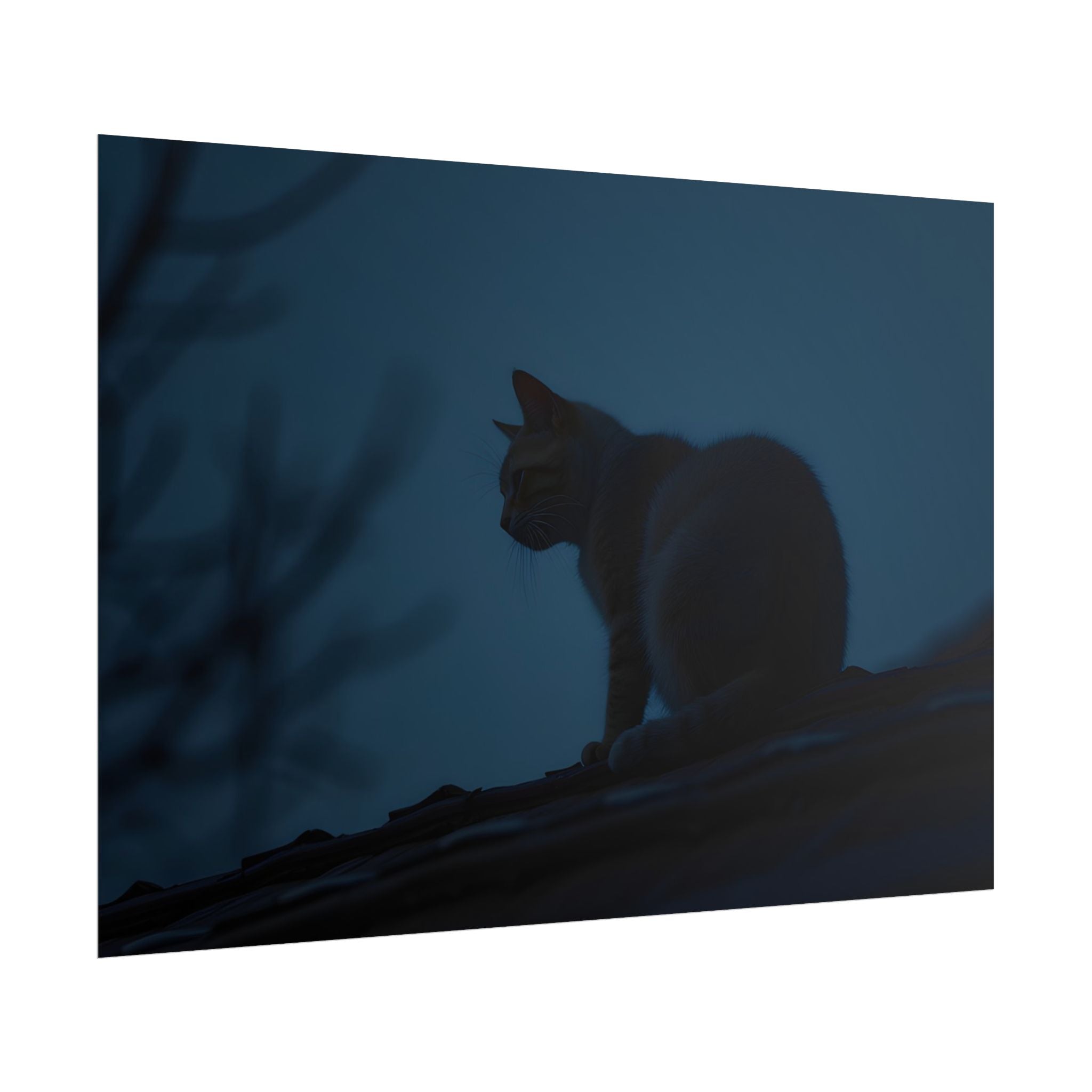 Nightwatch Cat Wall Art - Poster