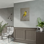 Goudvink Kunst Poster - Gele Zangvogel Print voor Natuurliefhebbers