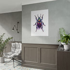 Iriserende kever muurdecoratie – poster 