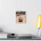 Rustic Terracotta Pot Photo Canvas