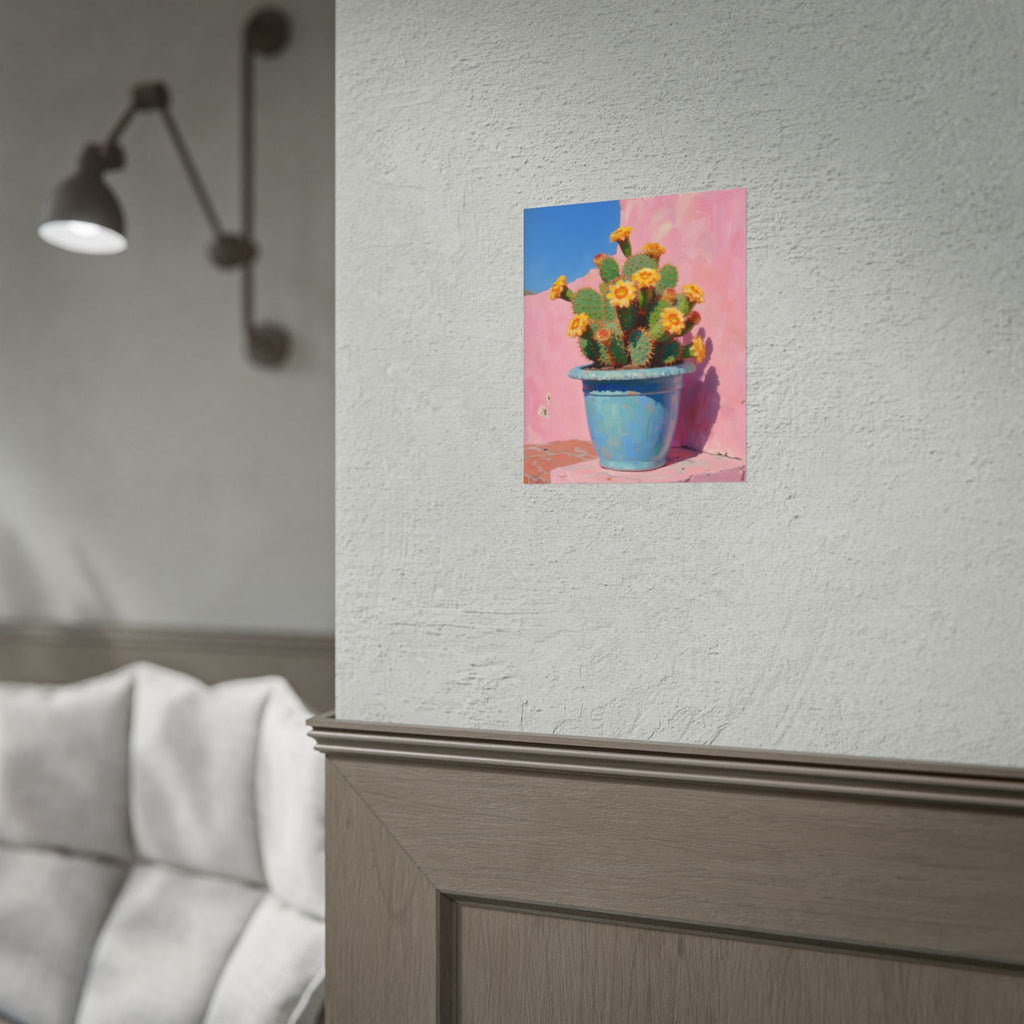 Kaktusrosa Wandbild - Poster 