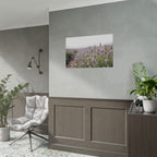 Muurdecoratie met lavendelveld – Poster 