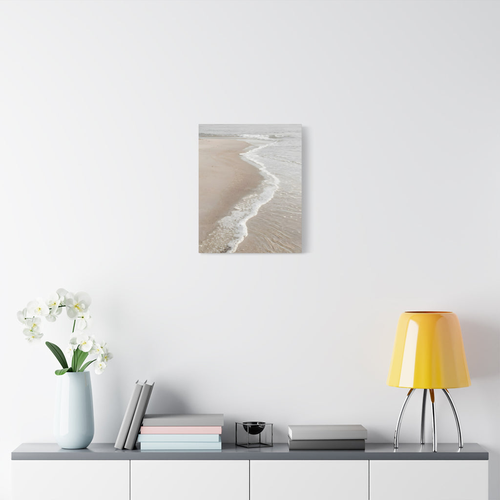 Seaside Shoreline Canvas Print - Tranquil Beach Wall Art