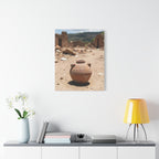 Rustic Terracotta Pot Photo Canvas