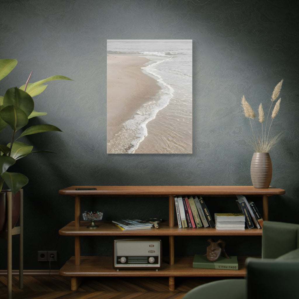 Seaside Shoreline Canvas Print - Tranquil Beach Wall Art