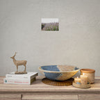 Muurdecoratie met lavendelveld – Poster 