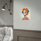 Rolled Poster — Colorful Abstract Portrait Art Print