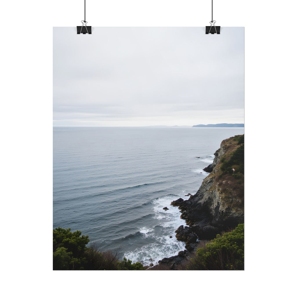Muurposter met zonsopgang boven de oceaan - Poster 