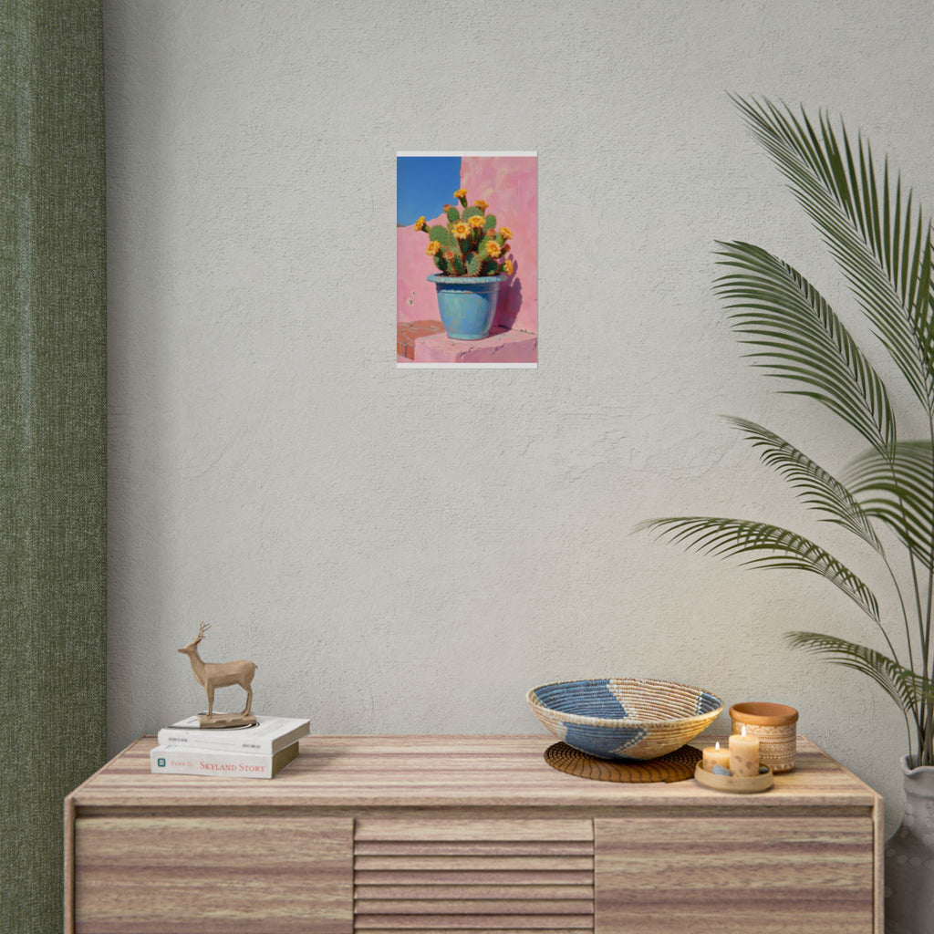 Kaktusrosa Wandbild - Poster 