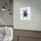 Iriserende kever muurdecoratie – poster 