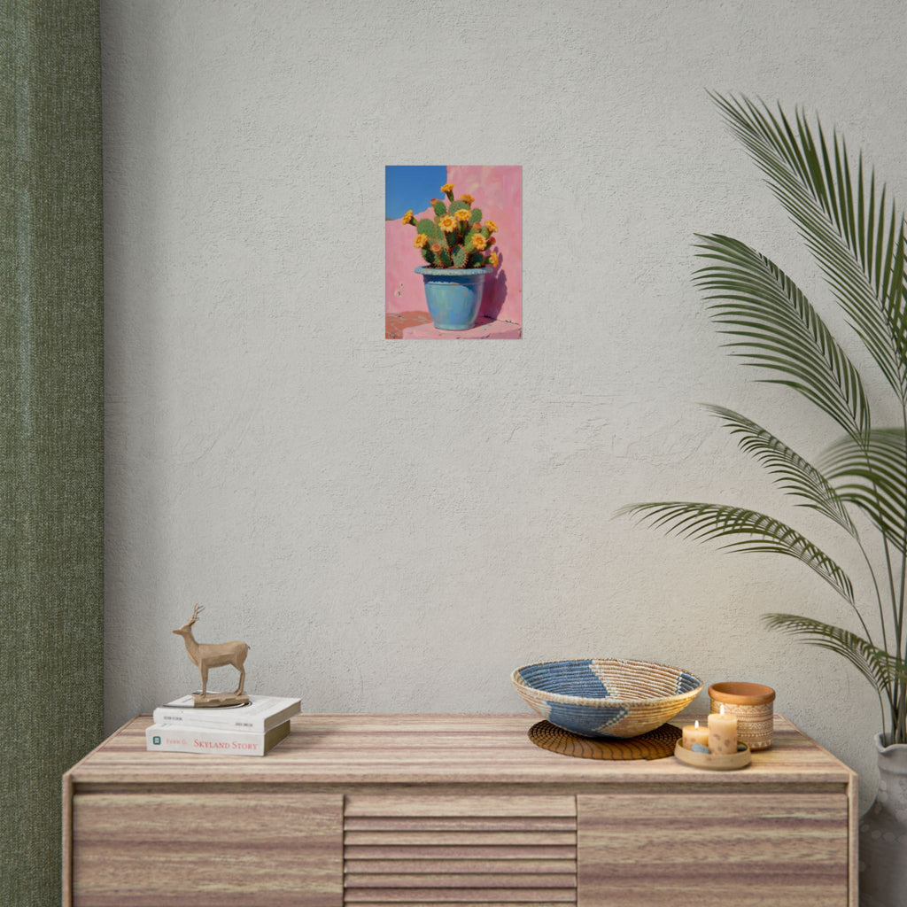 Kaktusrosa Wandbild - Poster 