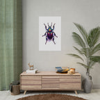 Iriserende kever muurdecoratie – poster 
