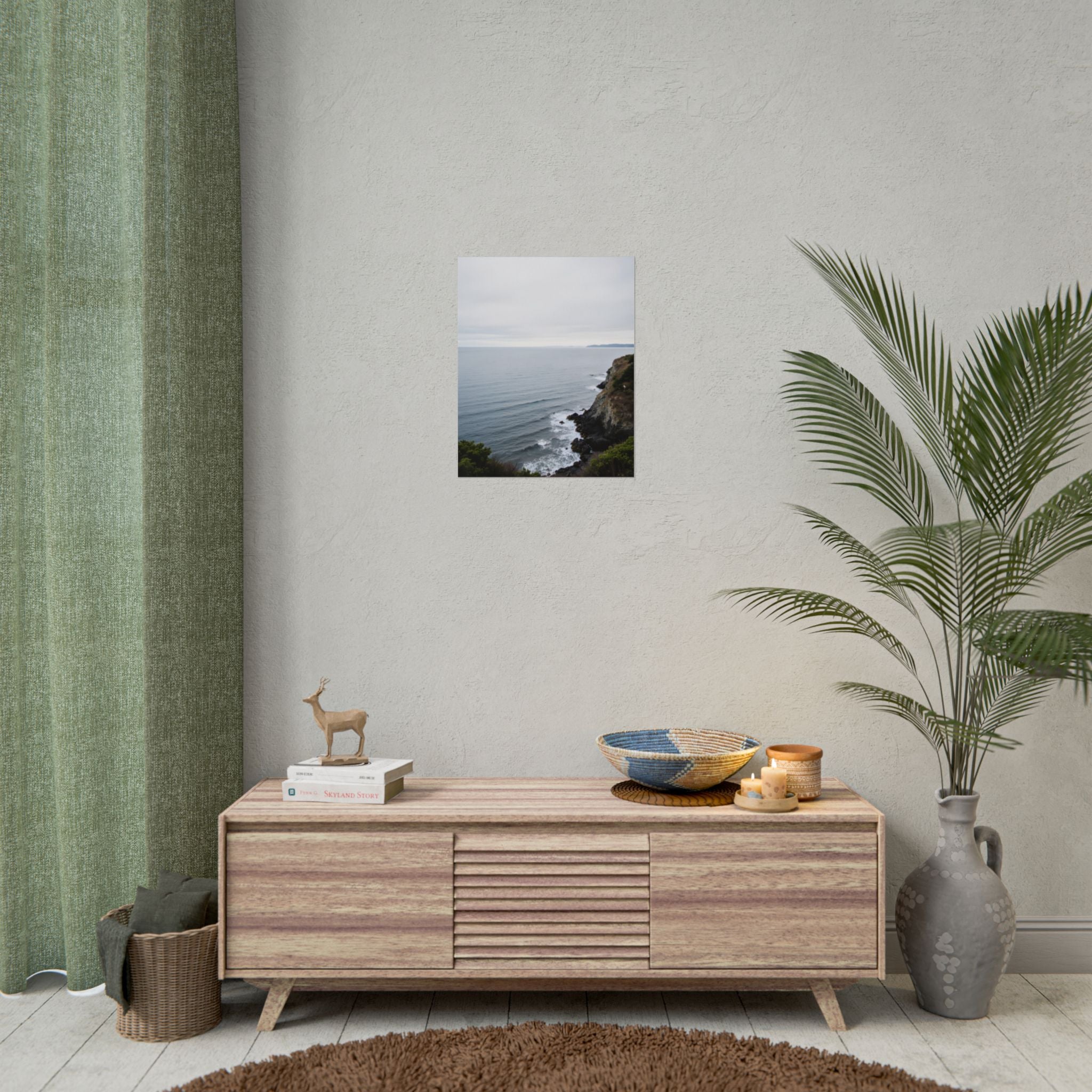 Muurposter met zonsopgang boven de oceaan - Poster 