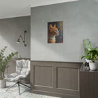 Orange tabby Cat  Oil Brushstroke Rolled Poster