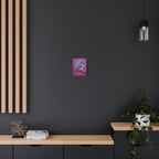 Colorful Chickadee Bird Canvas Wall Art - Matte Stretched Canvas