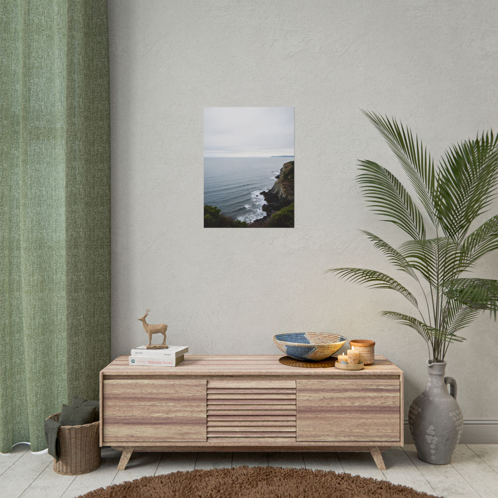 Muurposter met zonsopgang boven de oceaan - Poster 