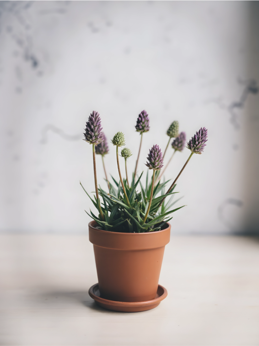 Alpengras in pot - Digitaal ontwerp (er wordt geen fysiek product verzonden)