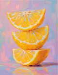 Citrus Slice - Stacked Lemon - Digital Design (no physical product will be send)