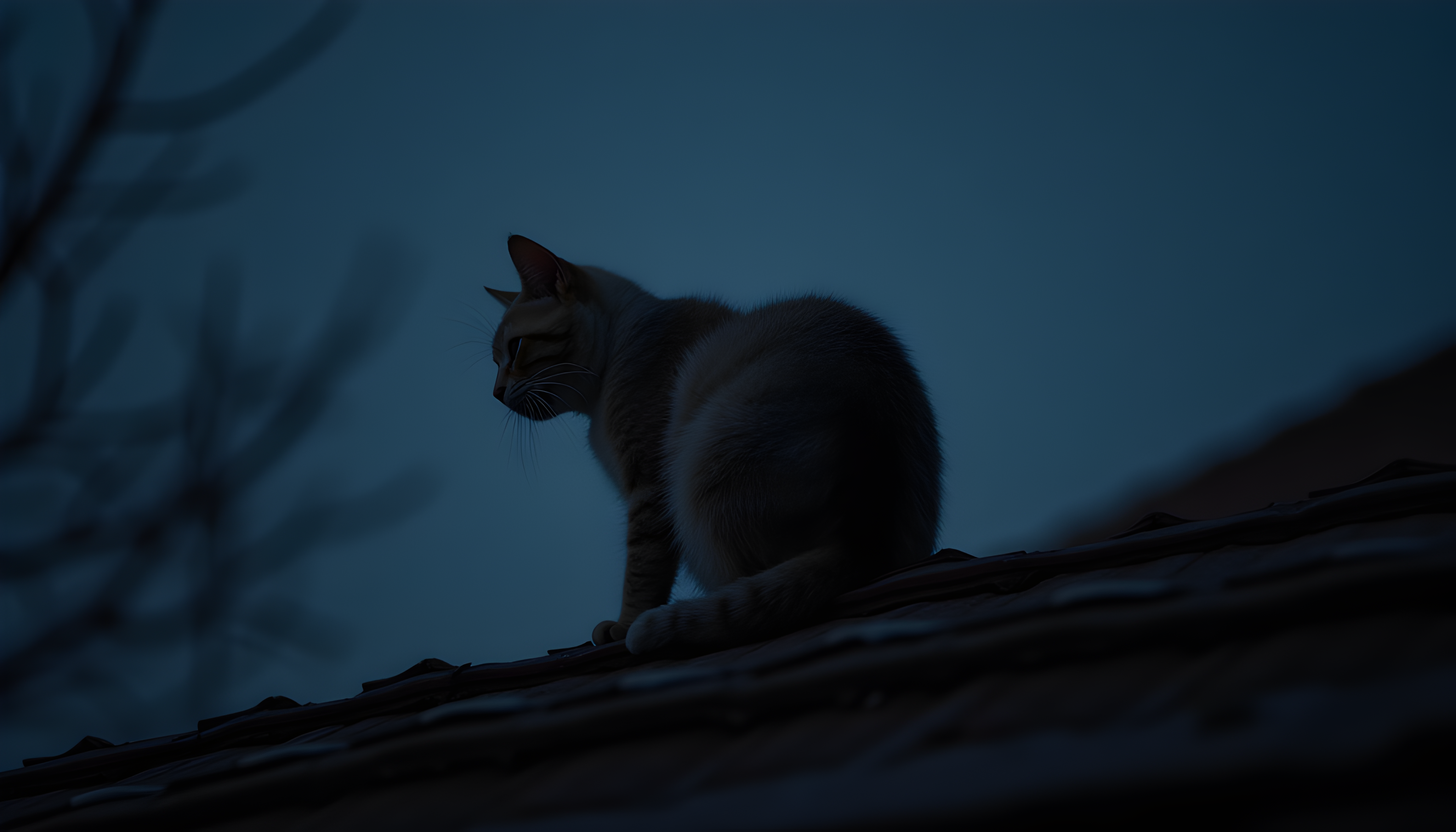 Nightwatch Cat - Digitaal ontwerp (er wordt geen fysiek product verzonden)